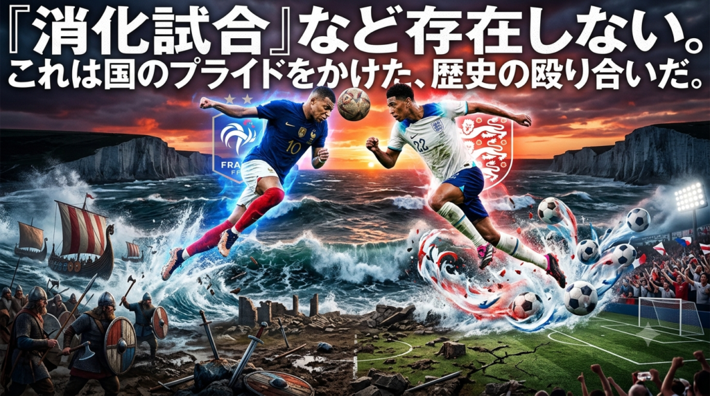 ドーバー海峡をバックに鎬を削るレフランスとスリーライオンズ