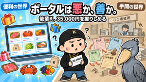 35000円を握りしめた後輩Kが思い悩む